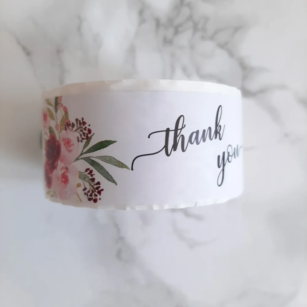 120 Thank You Stickers